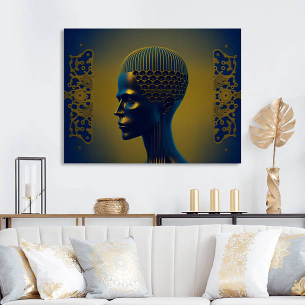 Dakota Fields Avant Garde Elegant African Woman Iv On Canvas Print Wayfair 6264